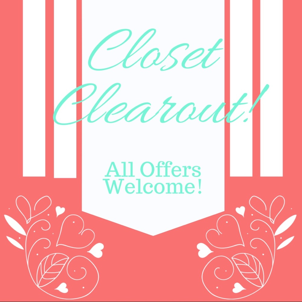 Closet Clearout! Deep Discounts!